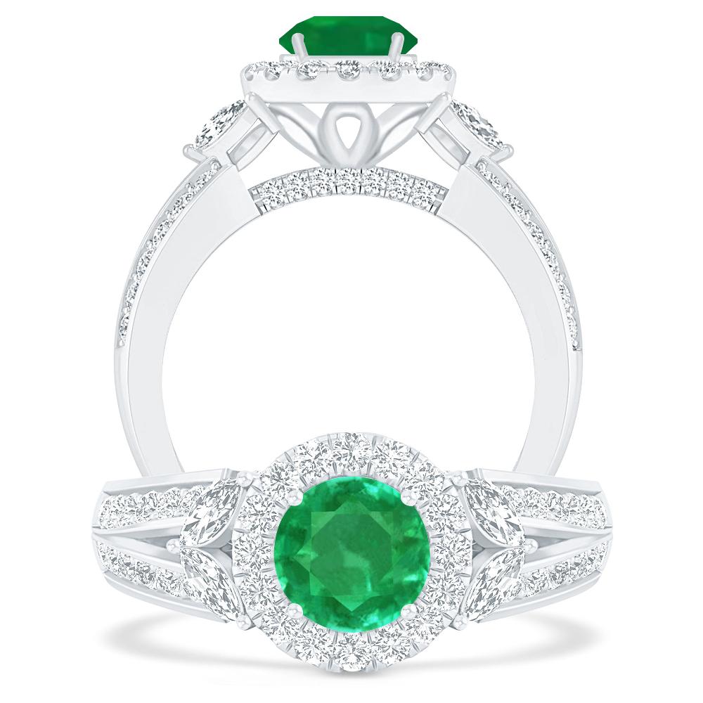 White Gold - Emerald