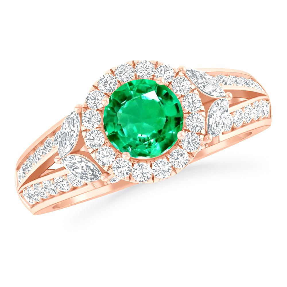 Rose Gold - Emerald