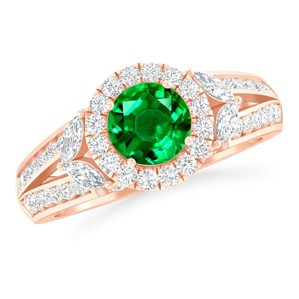 Rose Gold - Emerald