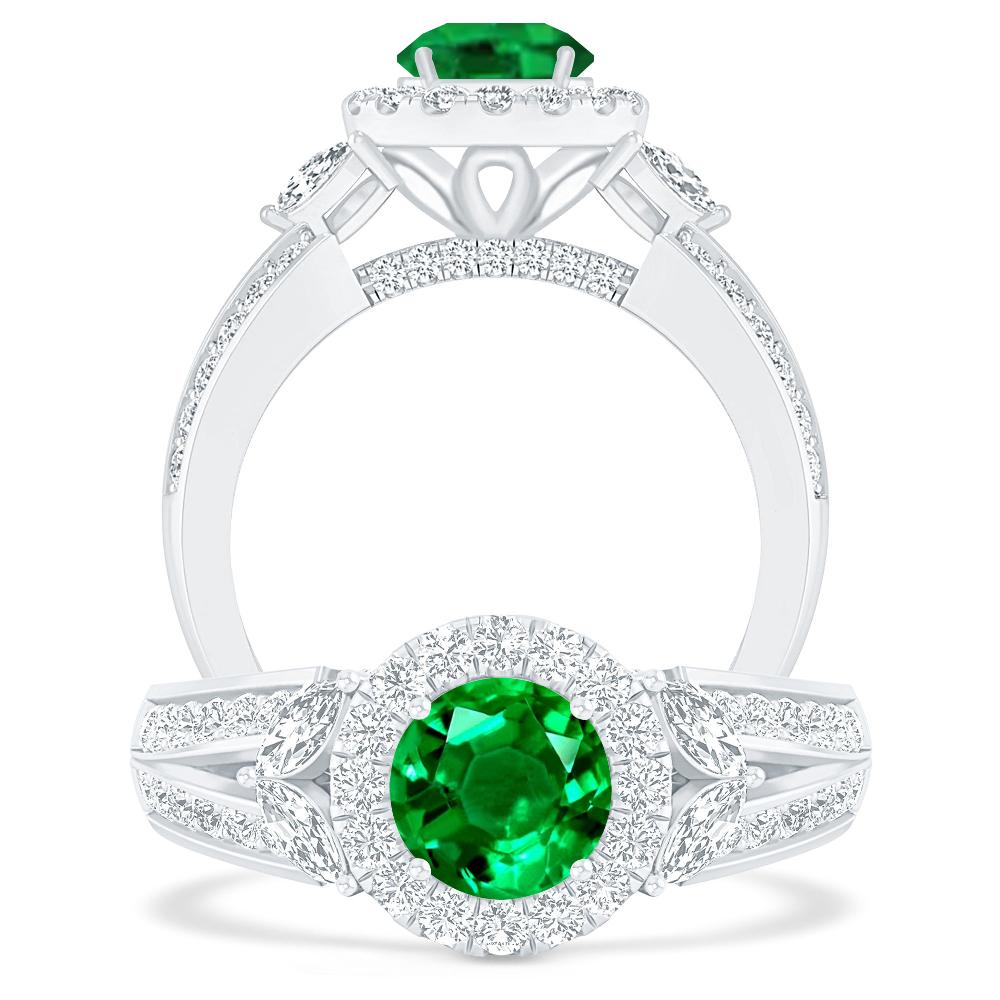 White Gold - Emerald