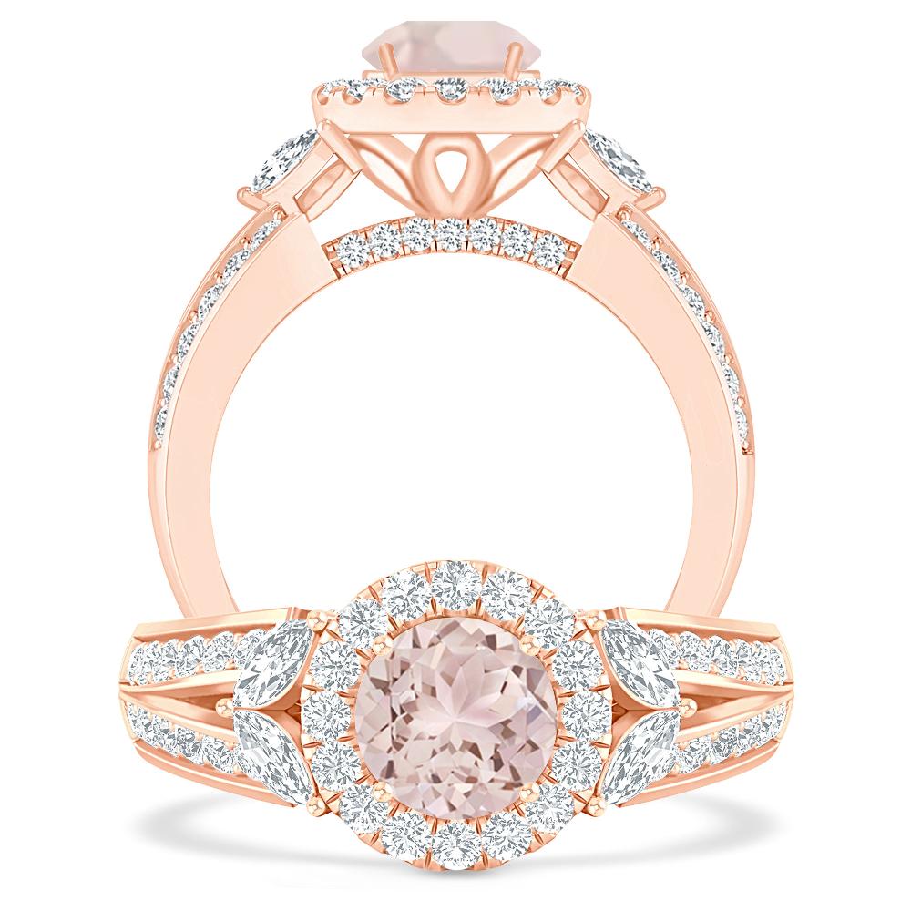 Rose Gold - Morganite