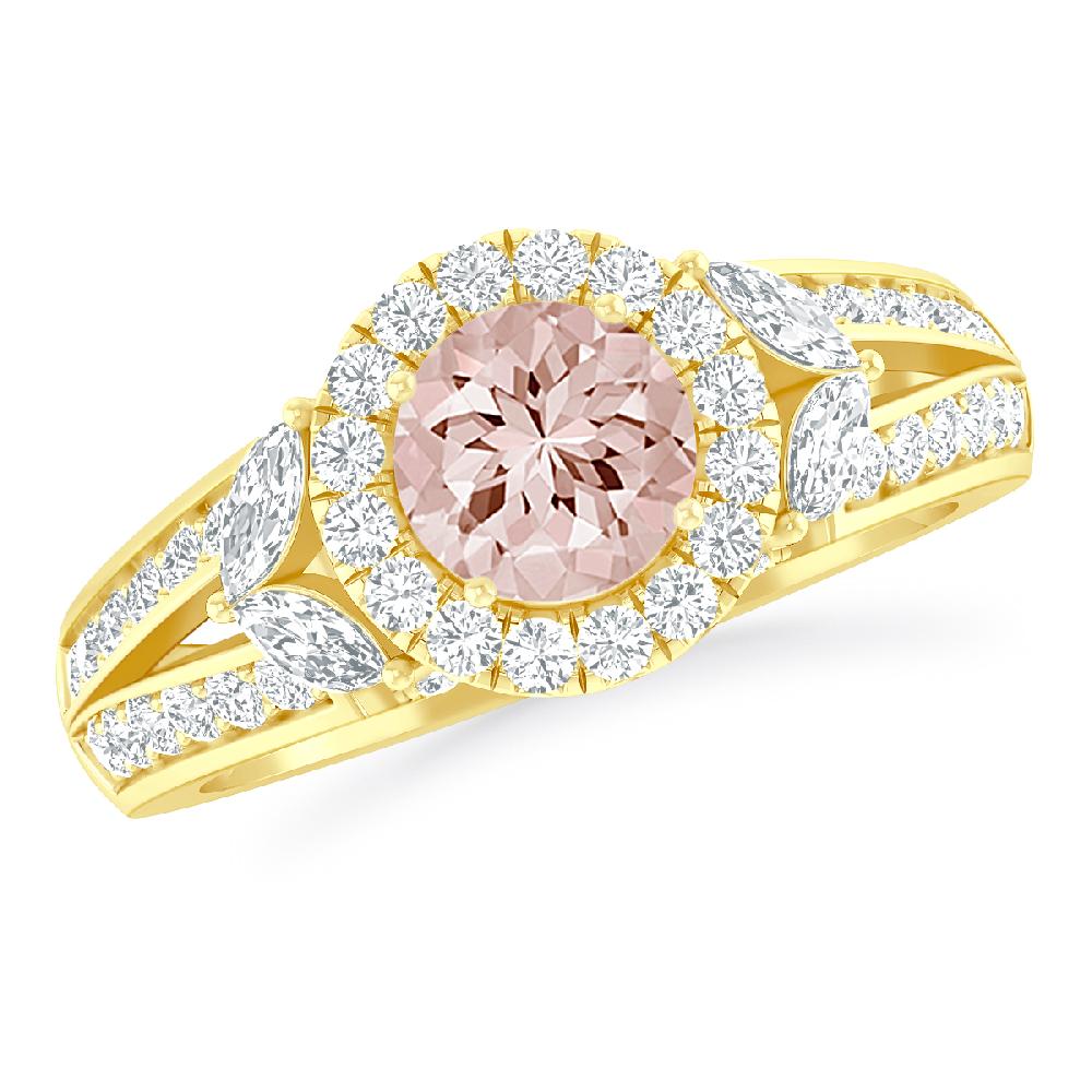 Yellow Gold - Morganite