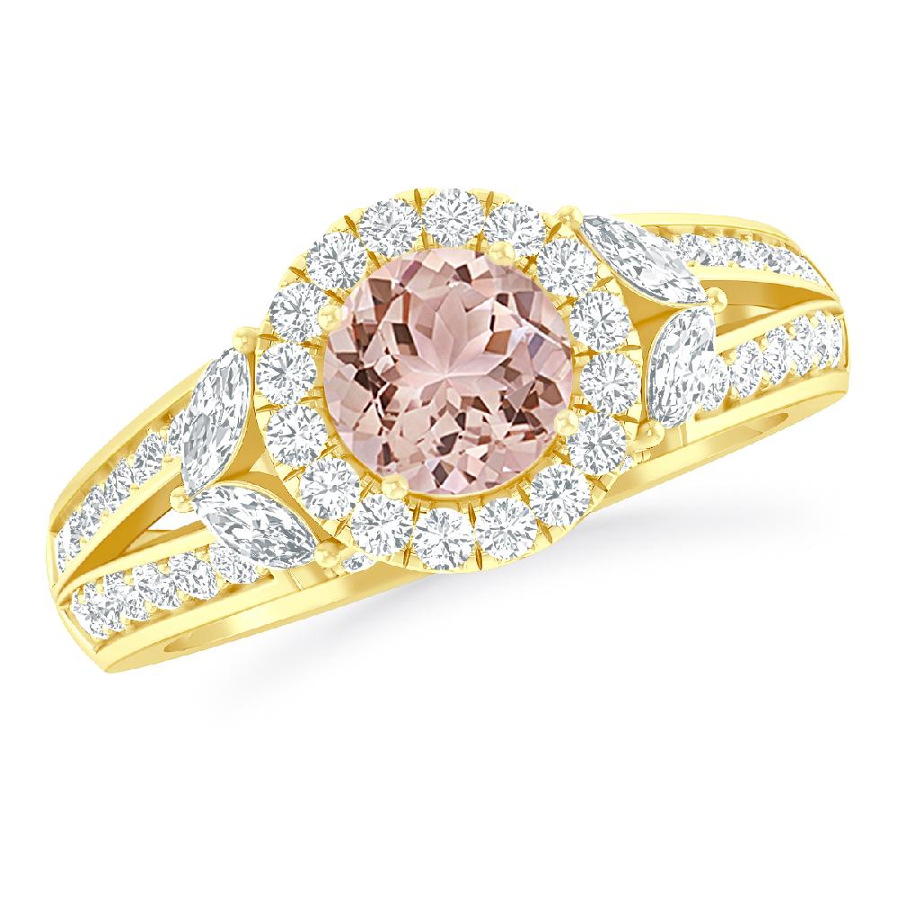 Yellow Gold - Morganite