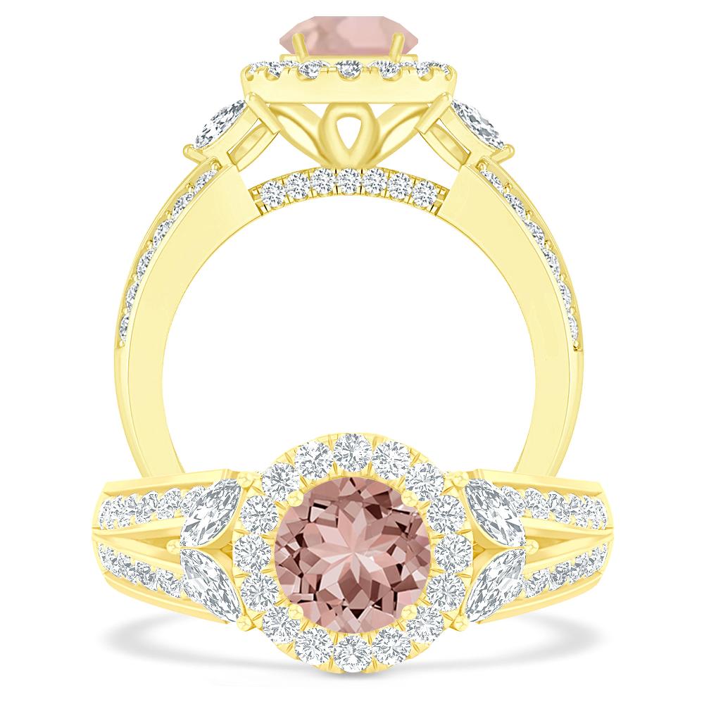 Yellow Gold - Morganite