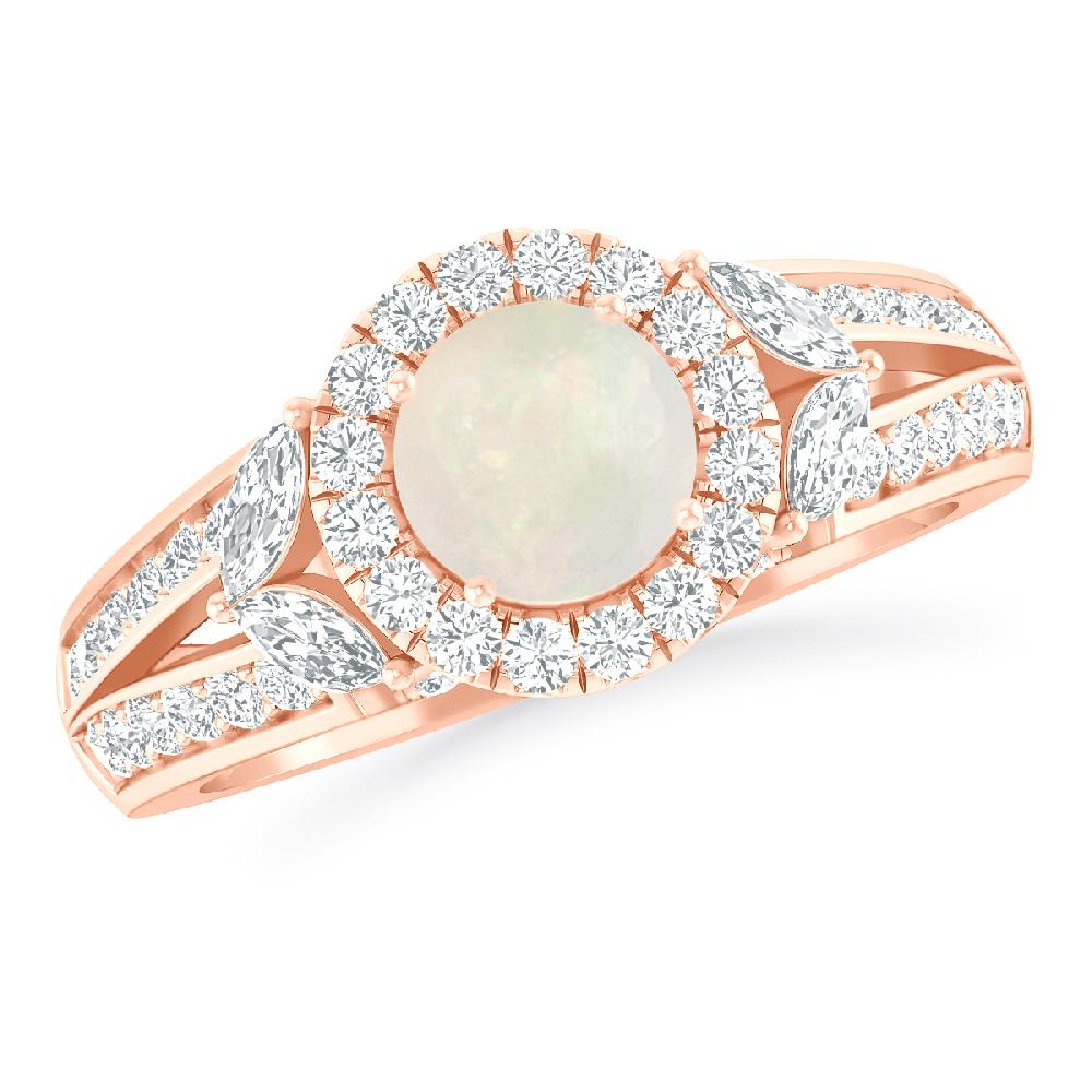 Rose Gold - Opal