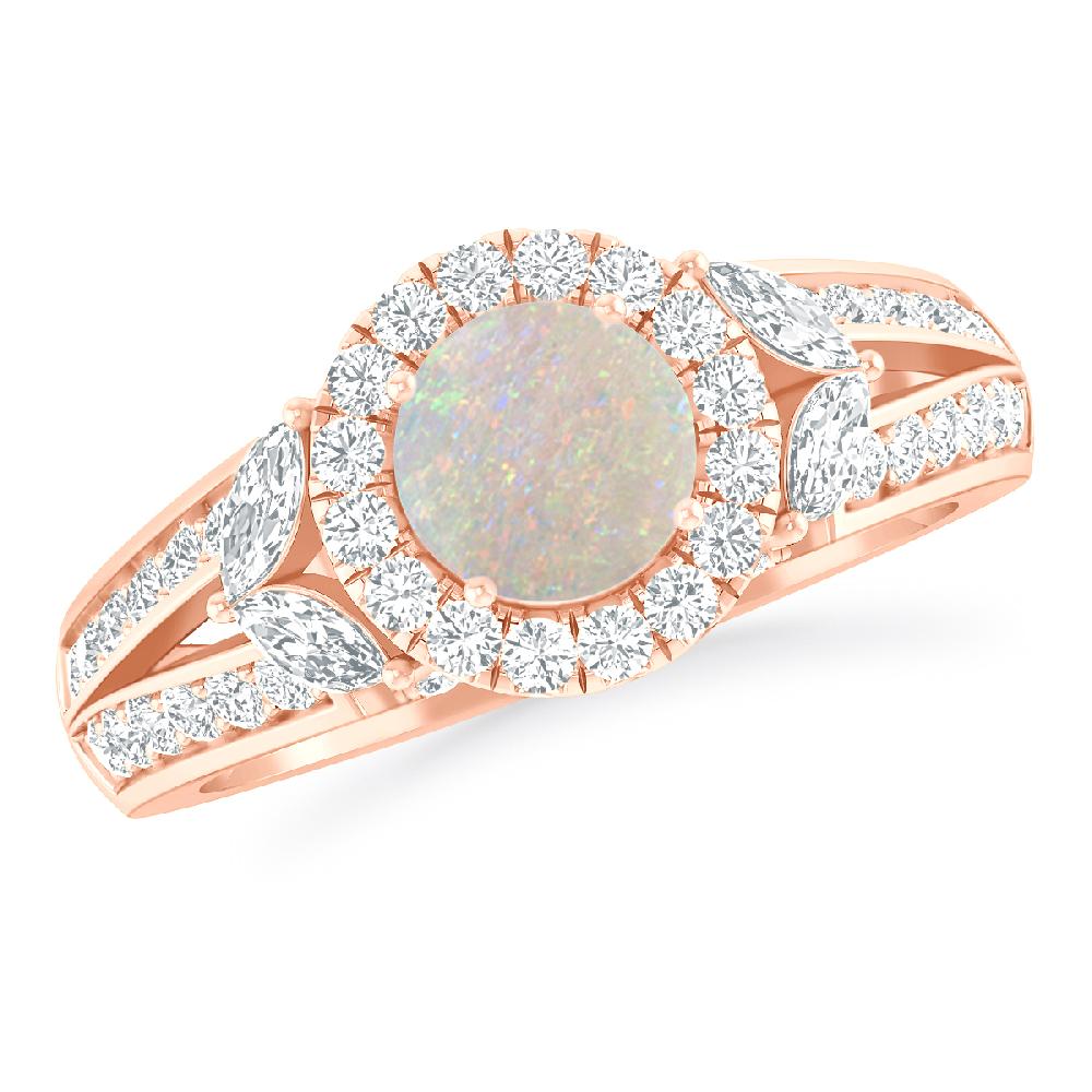 Rose Gold - Opal