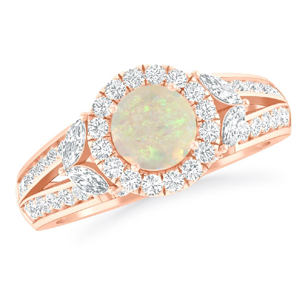 Rose Gold - Opal