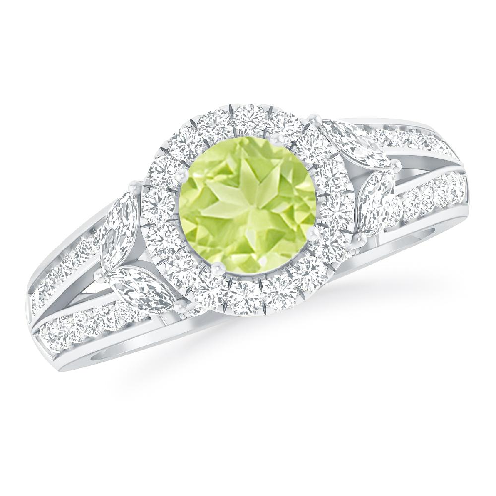 White Gold - Peridot