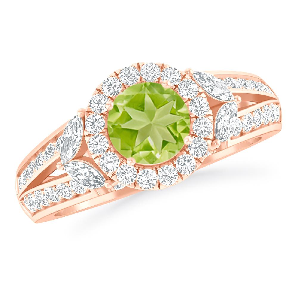 Rose Gold - Peridot