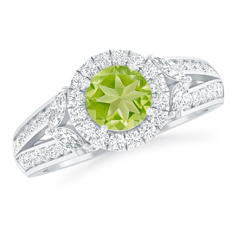 White Gold - Peridot