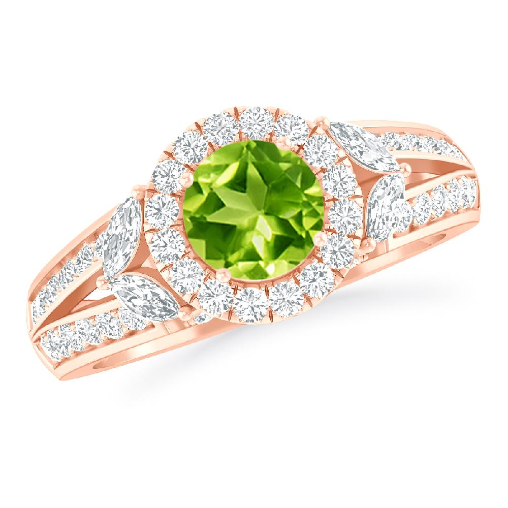 Rose Gold - Peridot