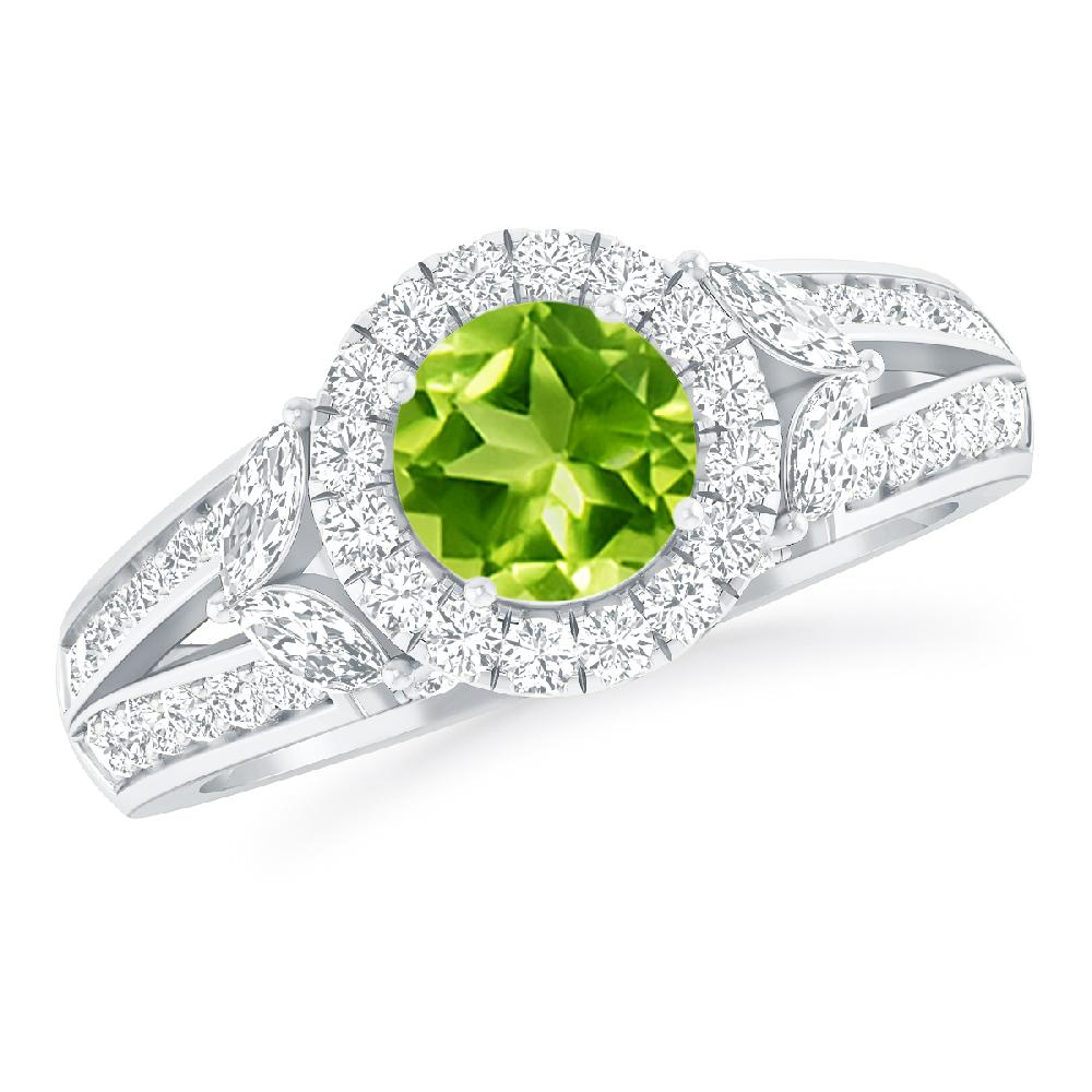 White Gold - Peridot