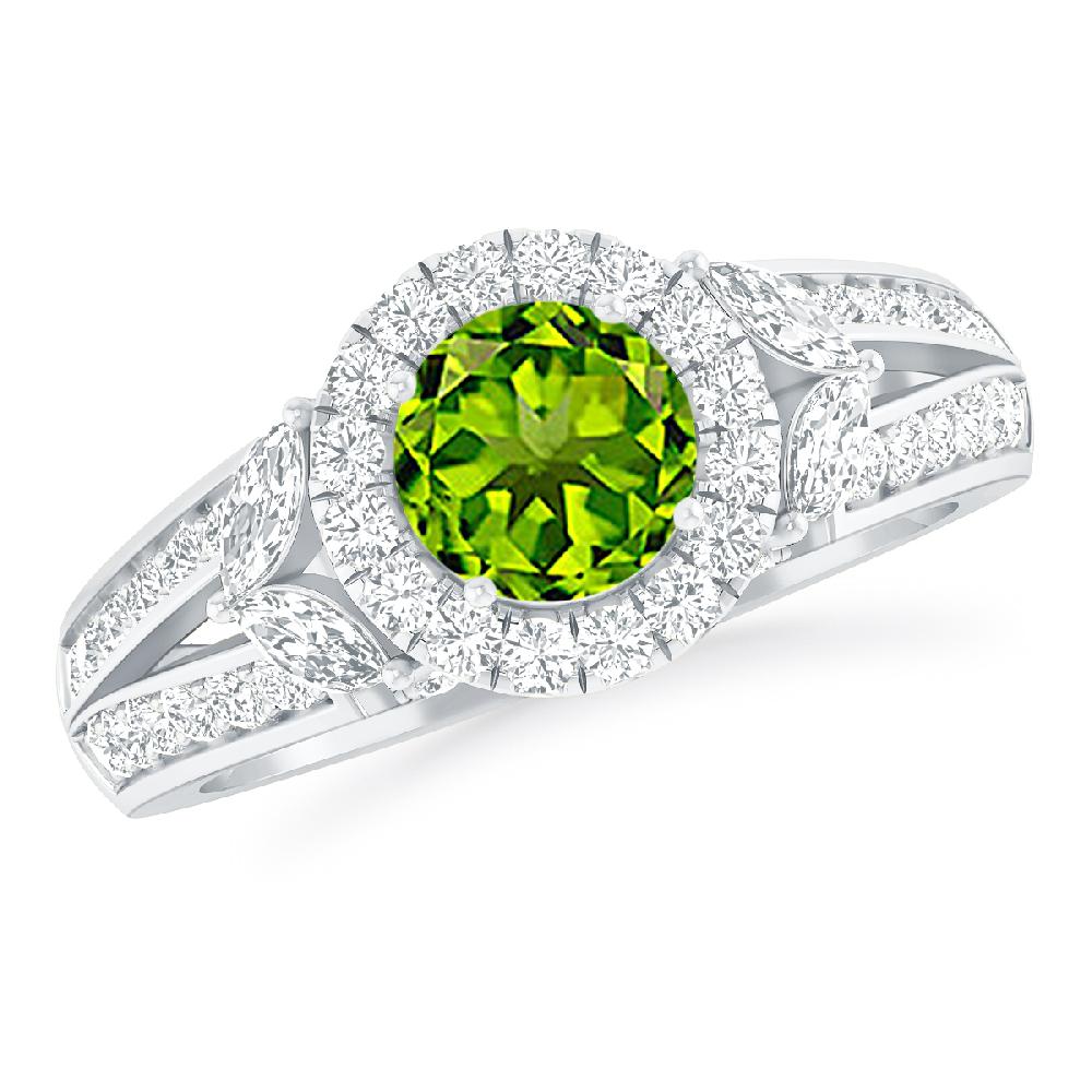 White Gold - Peridot