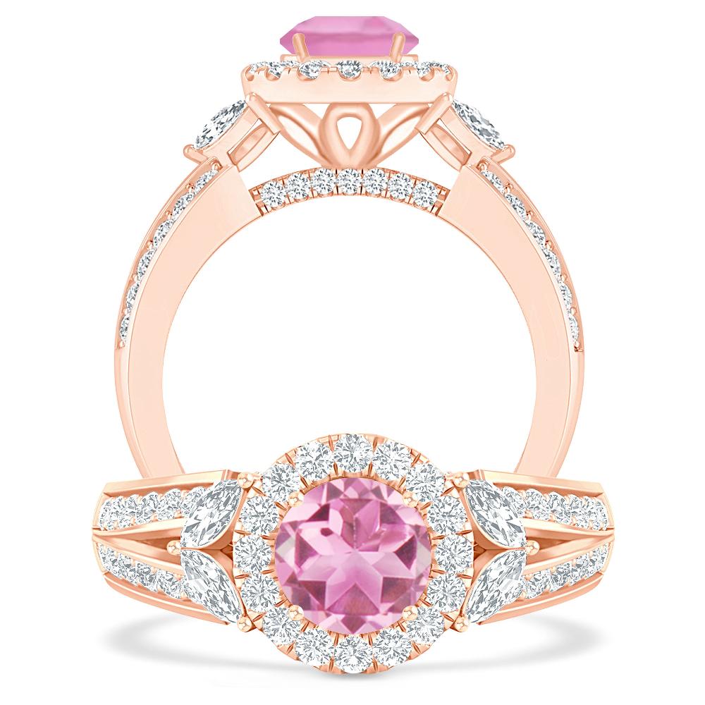 Rose Gold - Pink Tourmaline