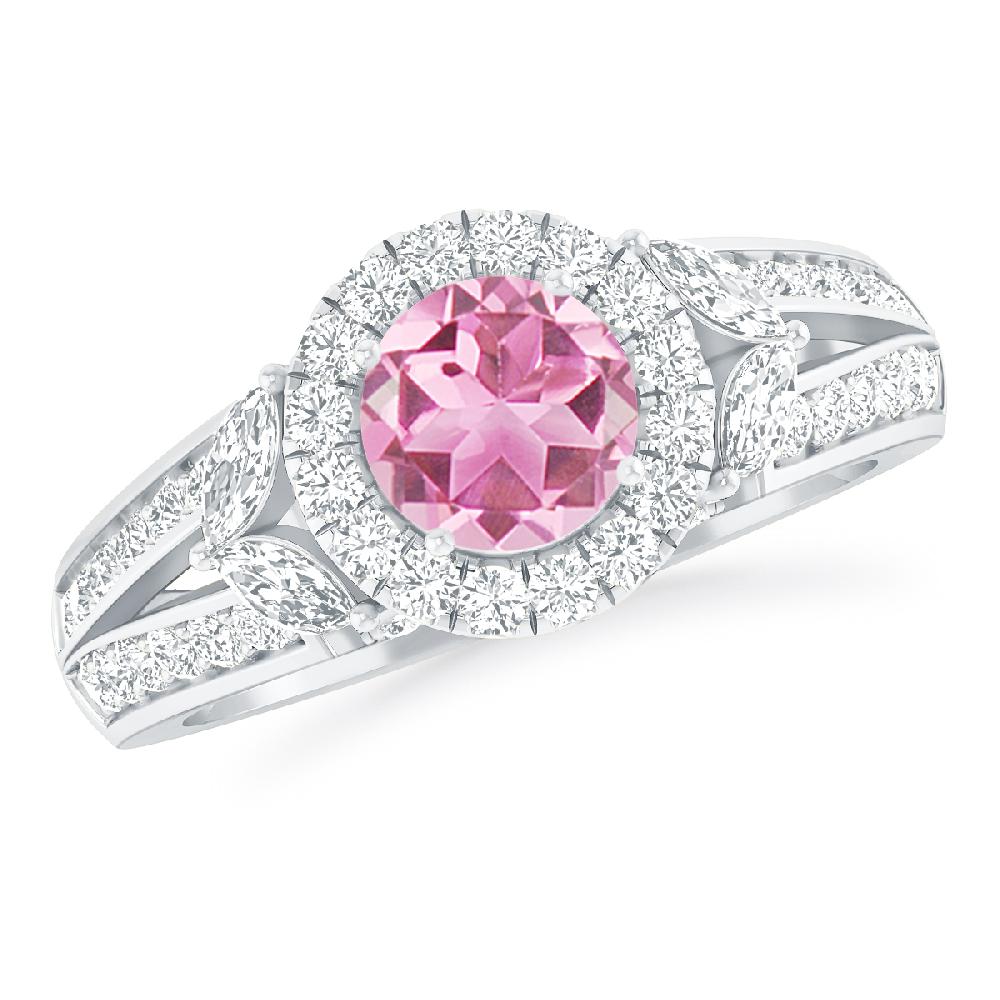 White Gold - Pink Tourmaline