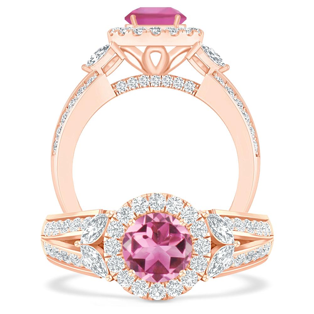 Rose Gold - Pink Tourmaline