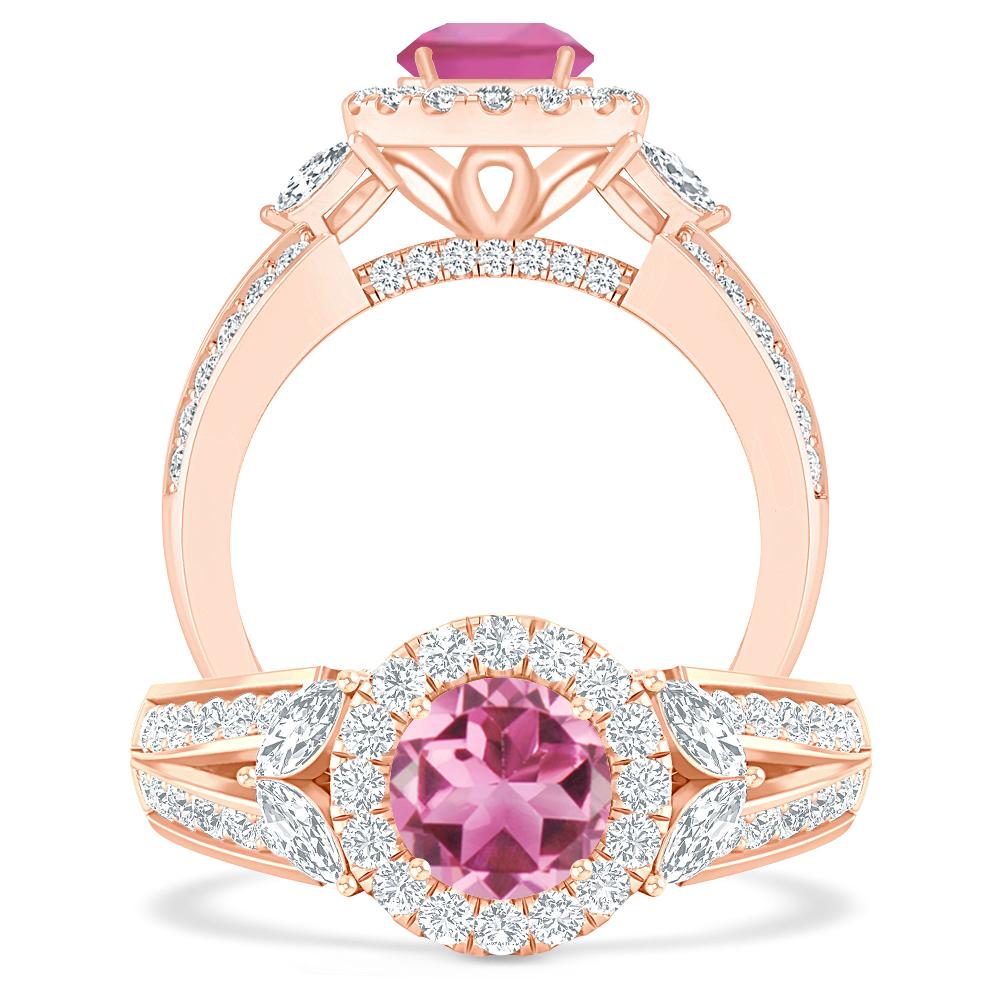 Rose Gold - Pink Tourmaline