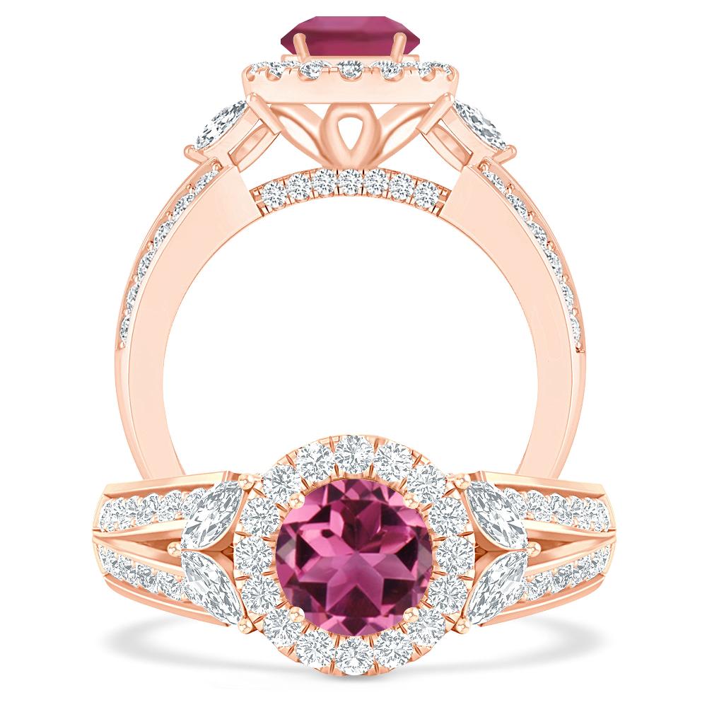 Rose Gold - Pink Tourmaline