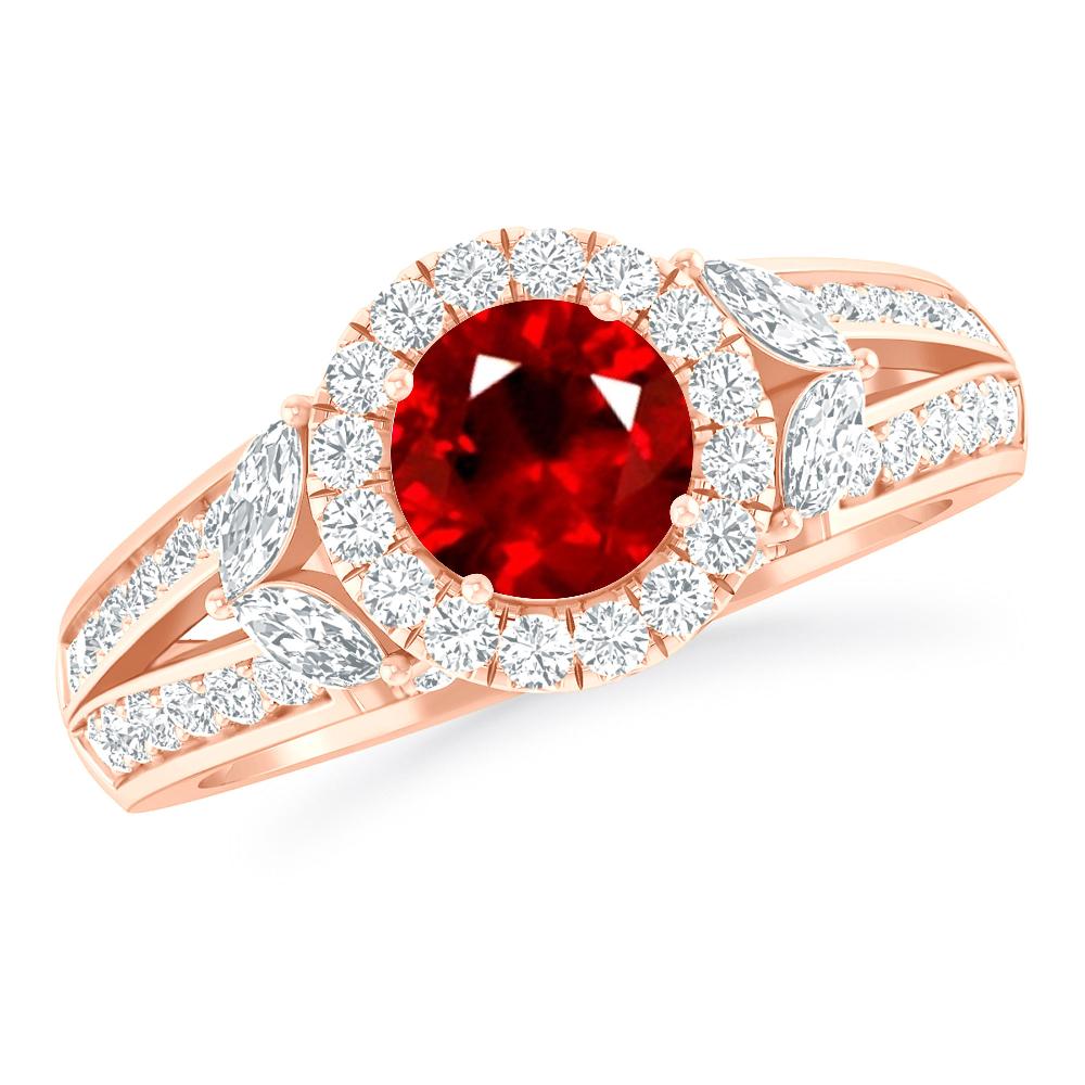 Rose Gold - Ruby