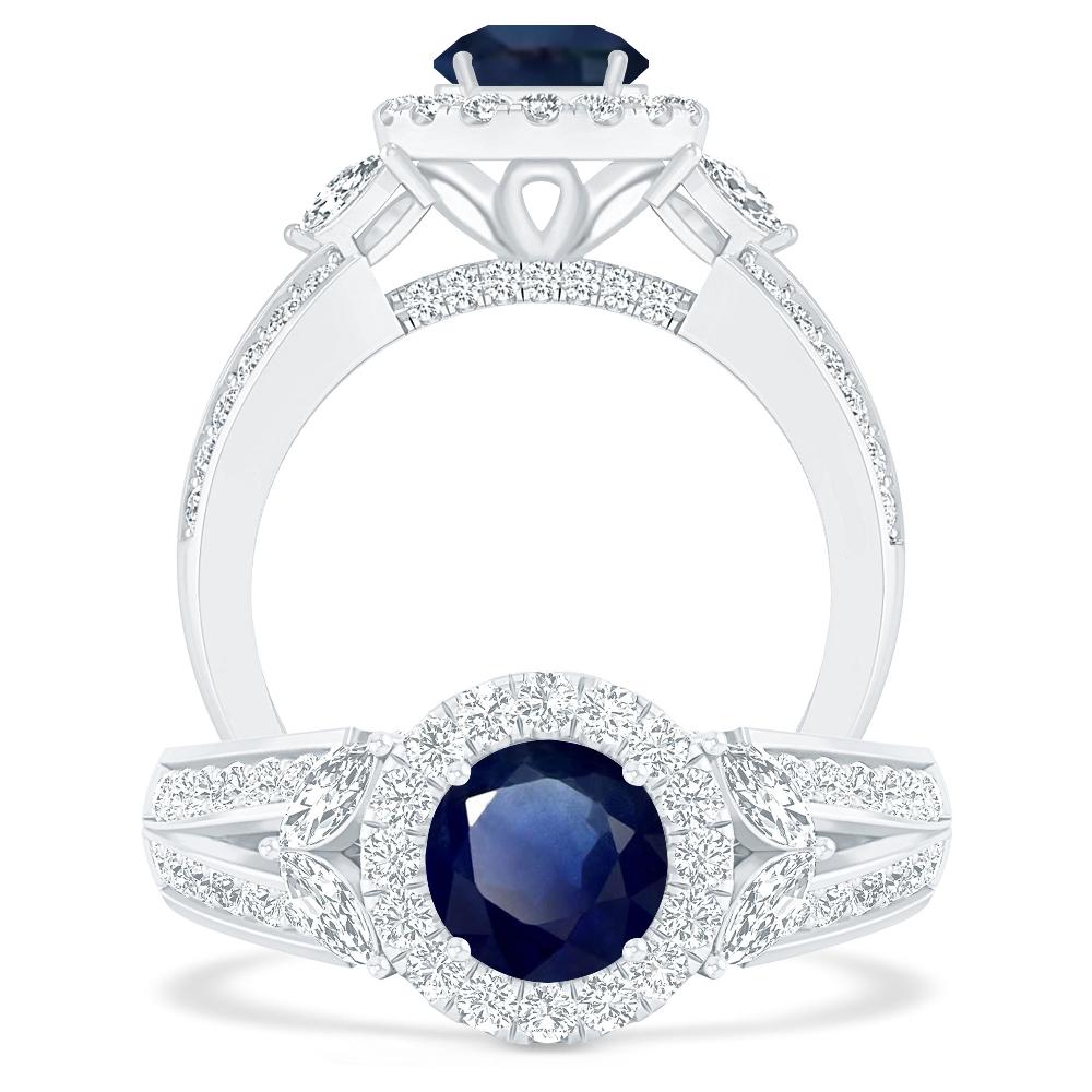 White Gold - Sapphire