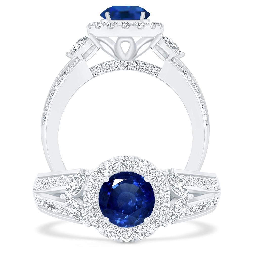 White Gold - Sapphire