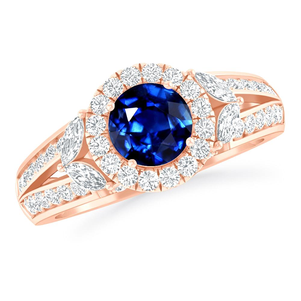 Rose Gold - Sapphire