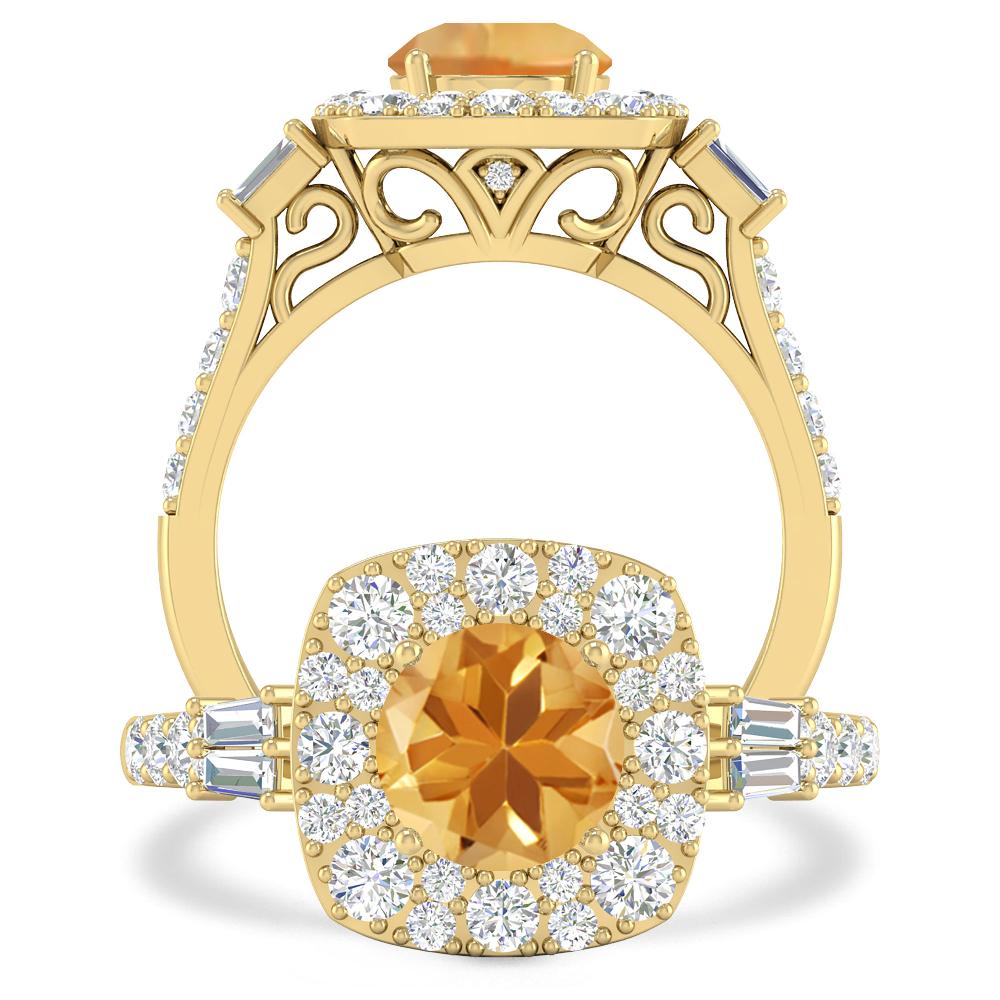 Yellow Gold - Citrine