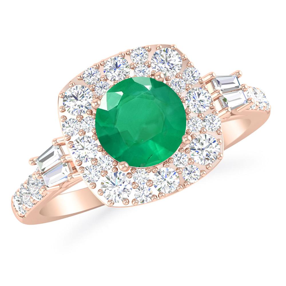 Rose Gold - Emerald