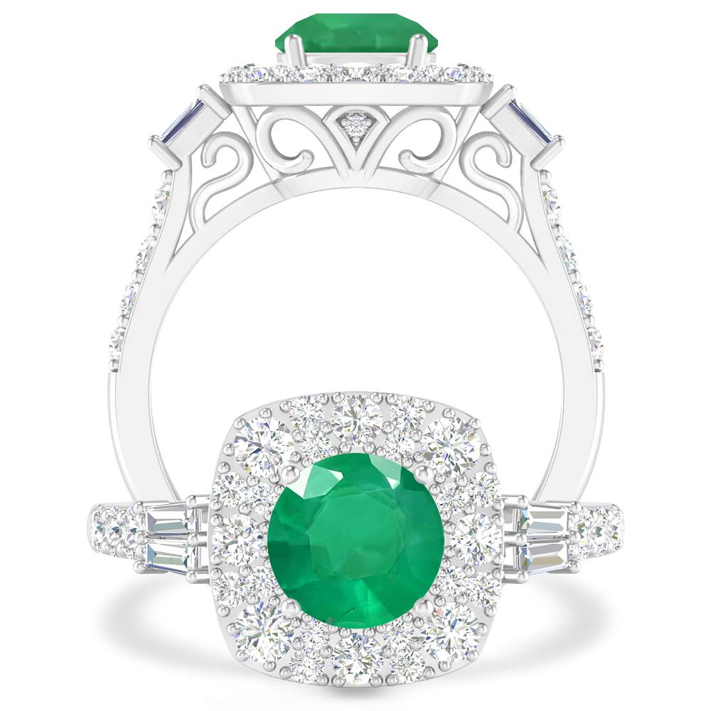 White Gold - Emerald