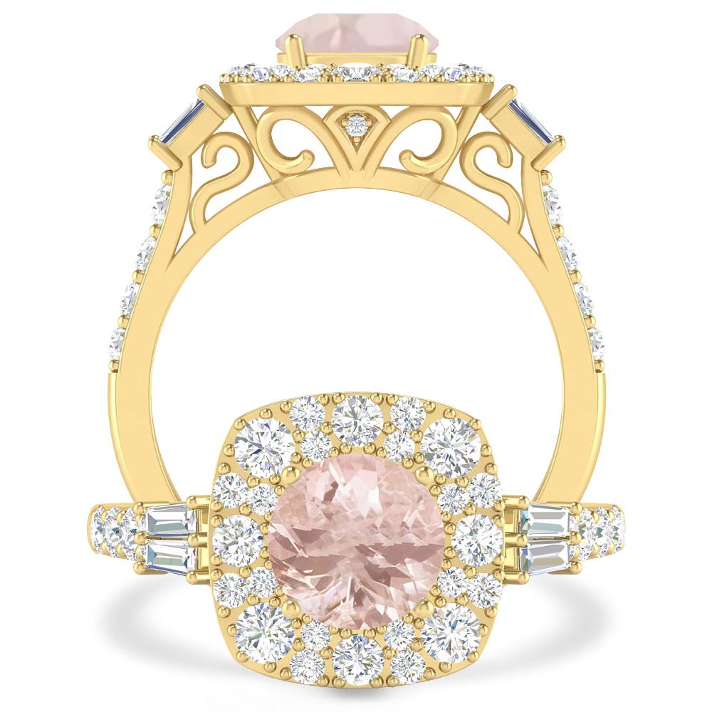 Yellow Gold - Morganite