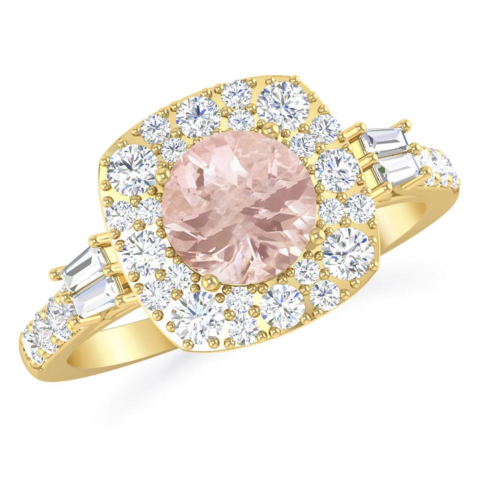 Yellow Gold - Morganite