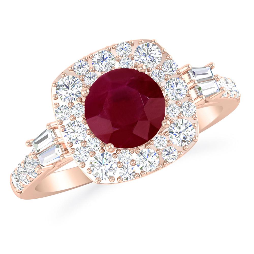 Rose Gold - Ruby