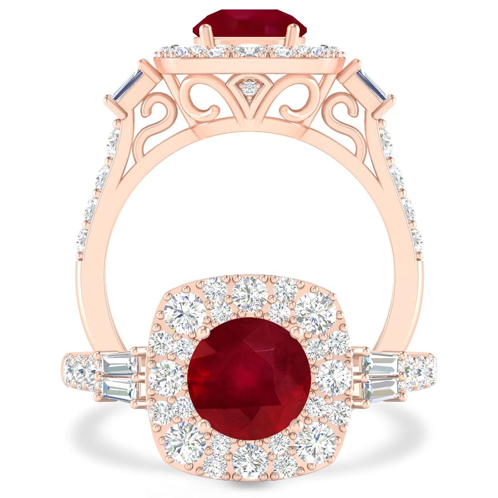 Rose Gold - Ruby