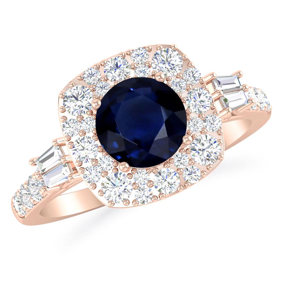 Rose Gold - Sapphire