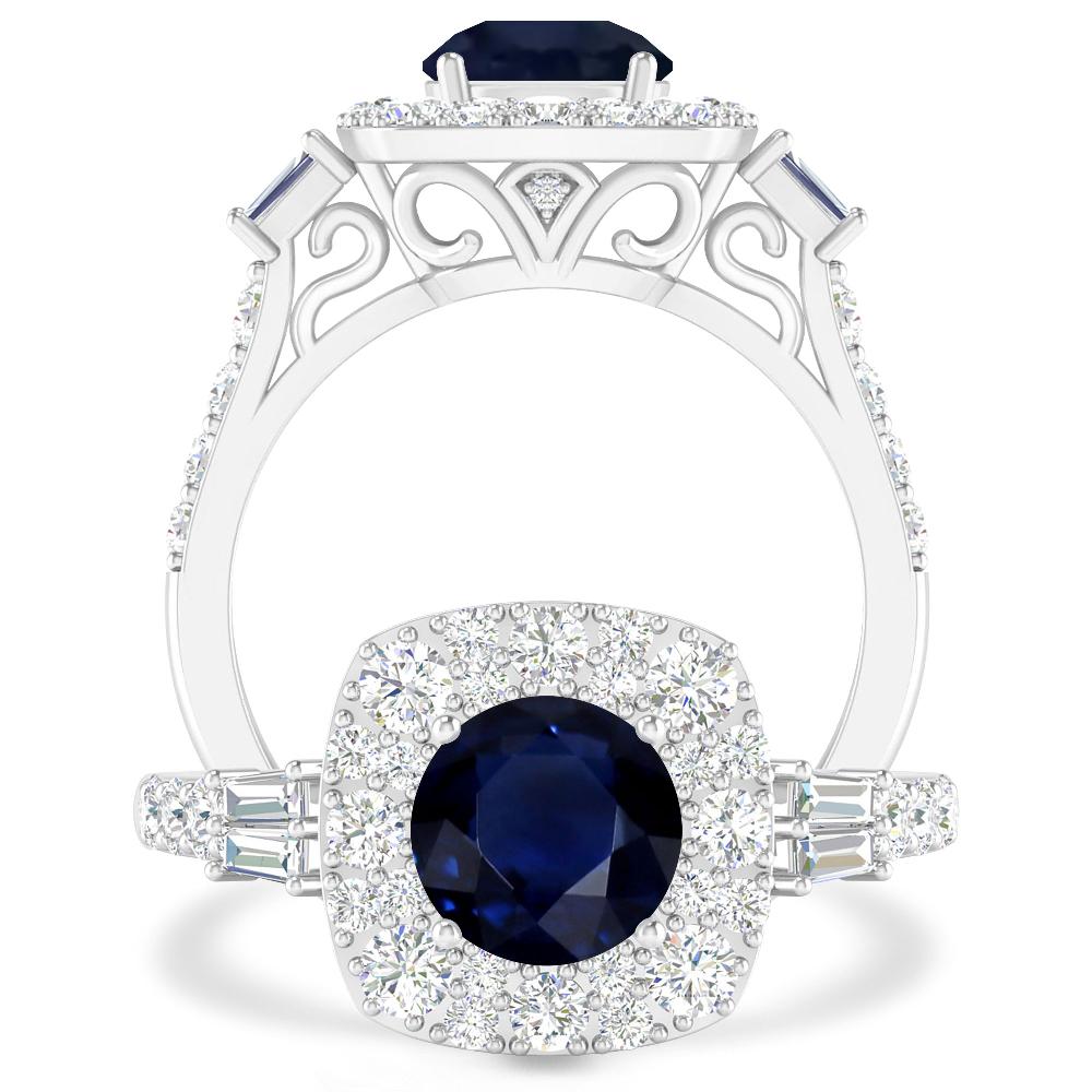 White Gold - Sapphire