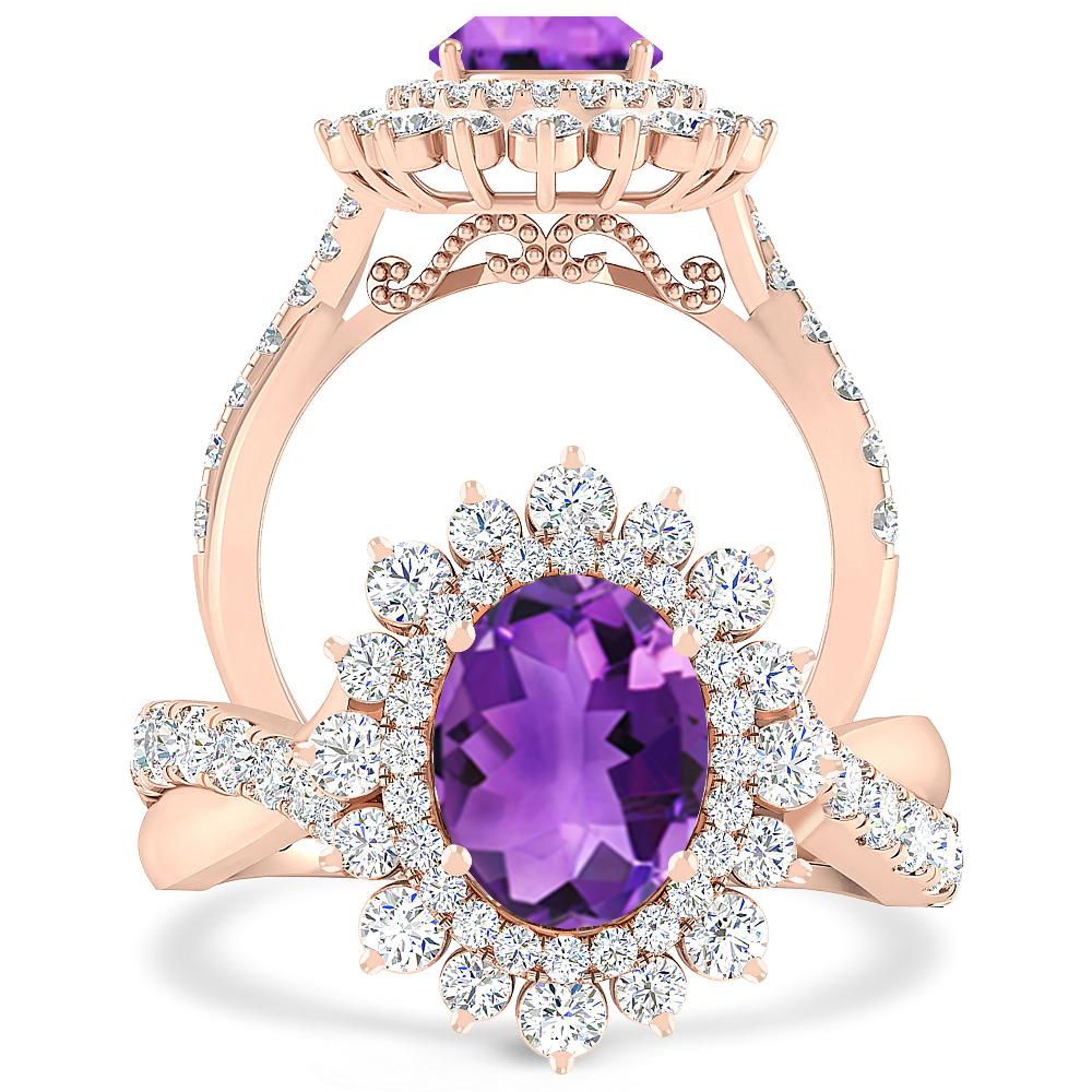 Rose Gold - Amethyst