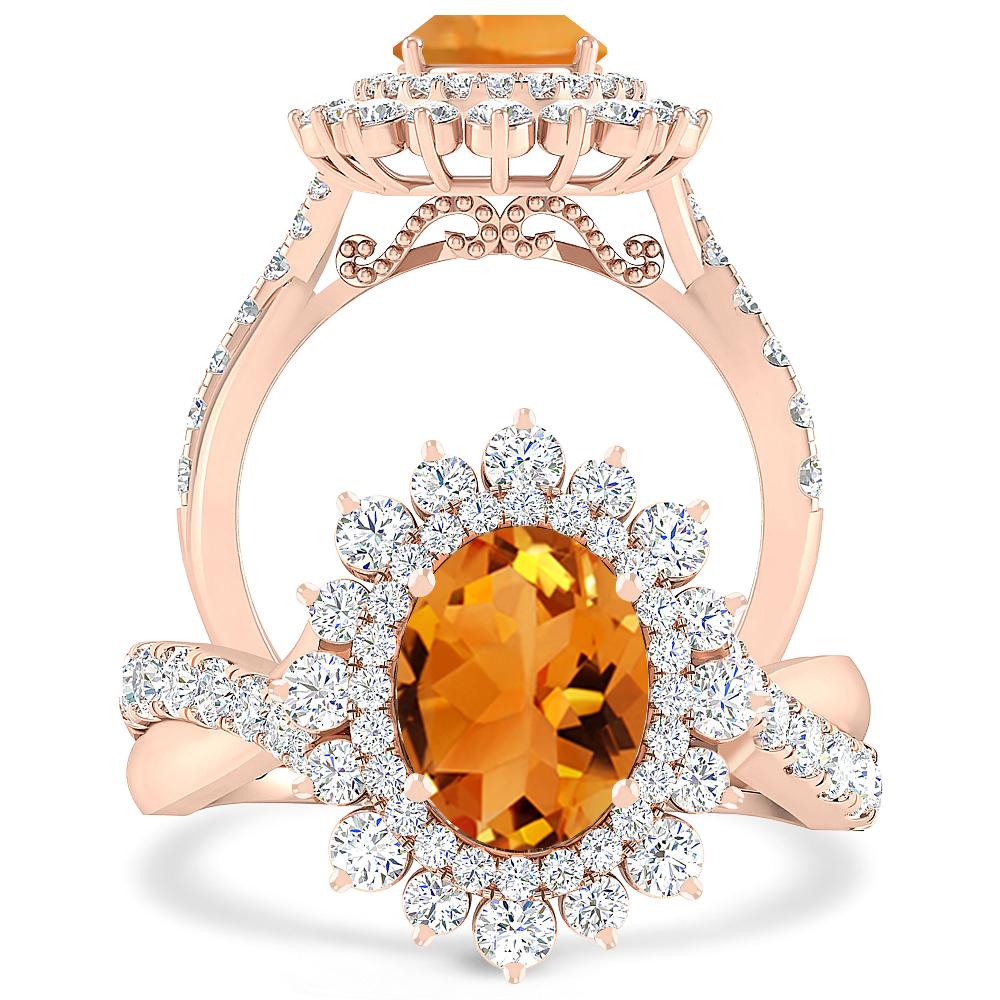 Rose Gold - Citrine