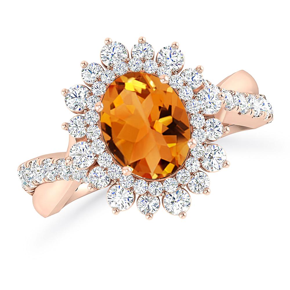 Rose Gold - Citrine