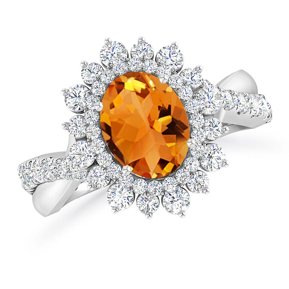 White Gold - Citrine