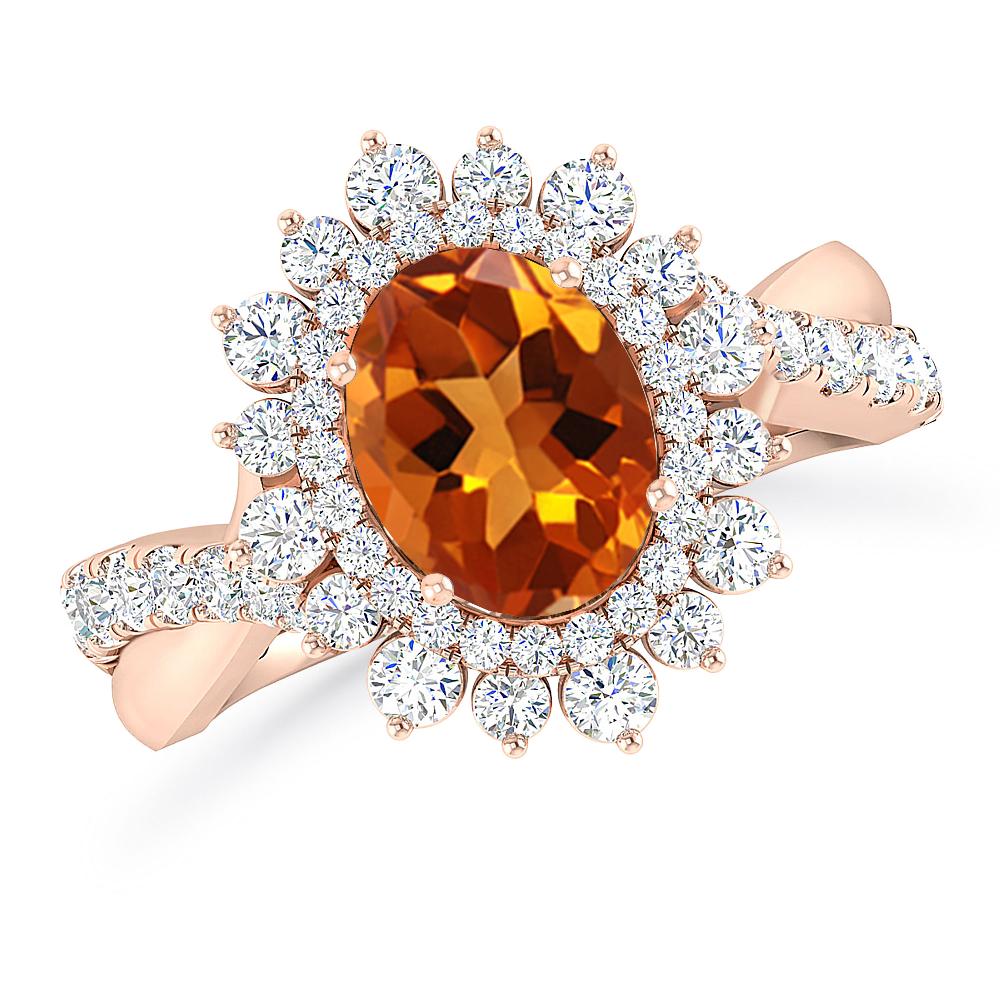 Rose Gold - Citrine