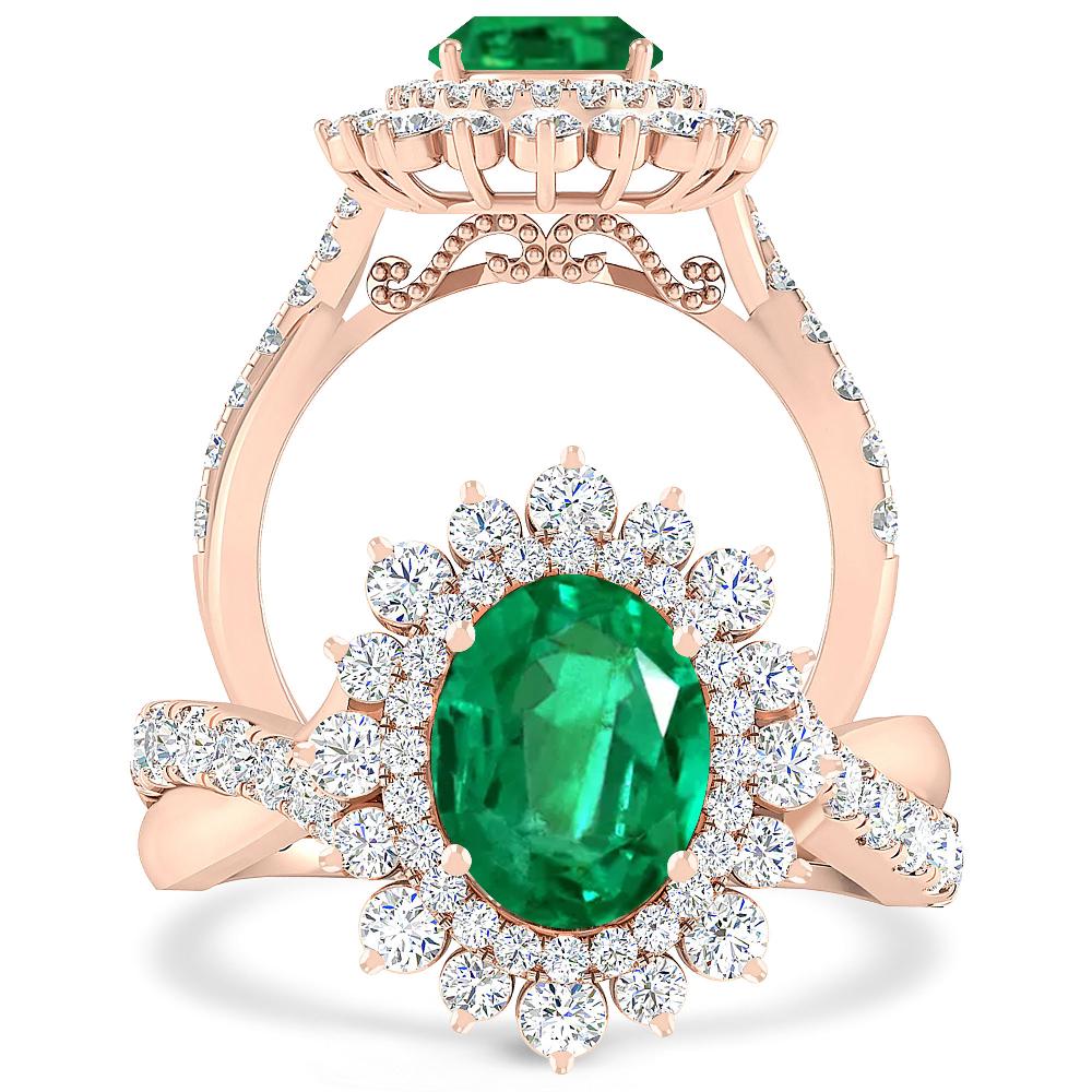 Rose Gold - Emerald