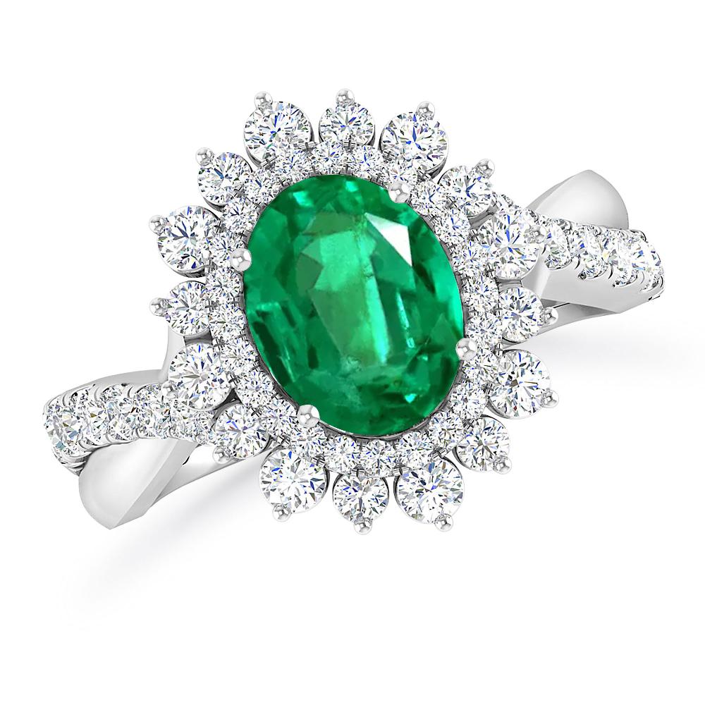 White Gold - Emerald