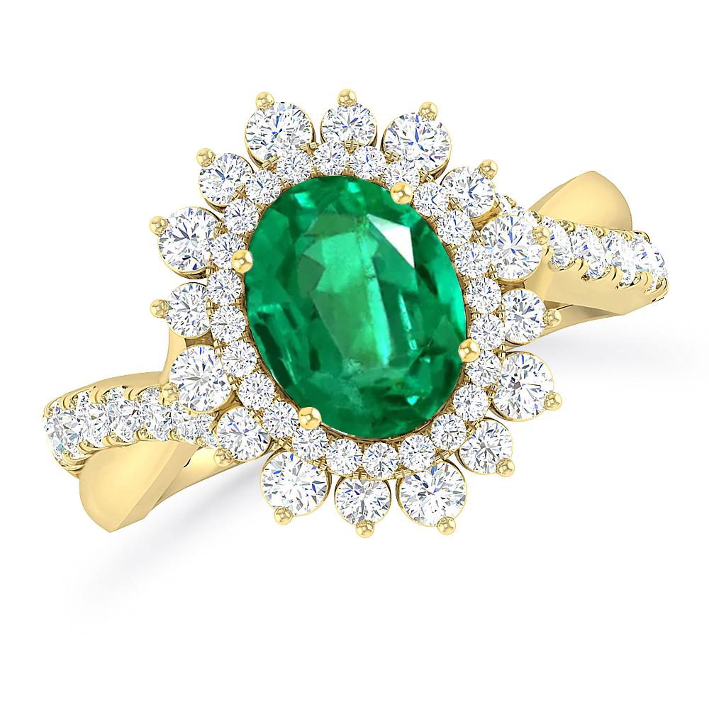 Yellow Gold - Emerald