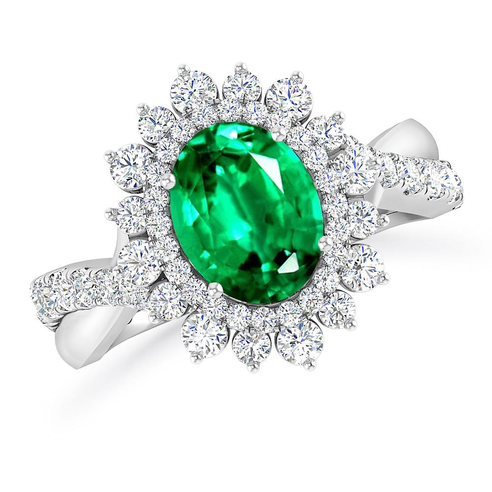 White Gold - Emerald