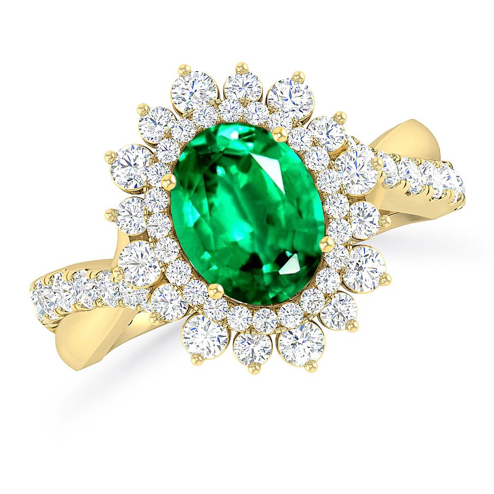 Yellow Gold - Emerald