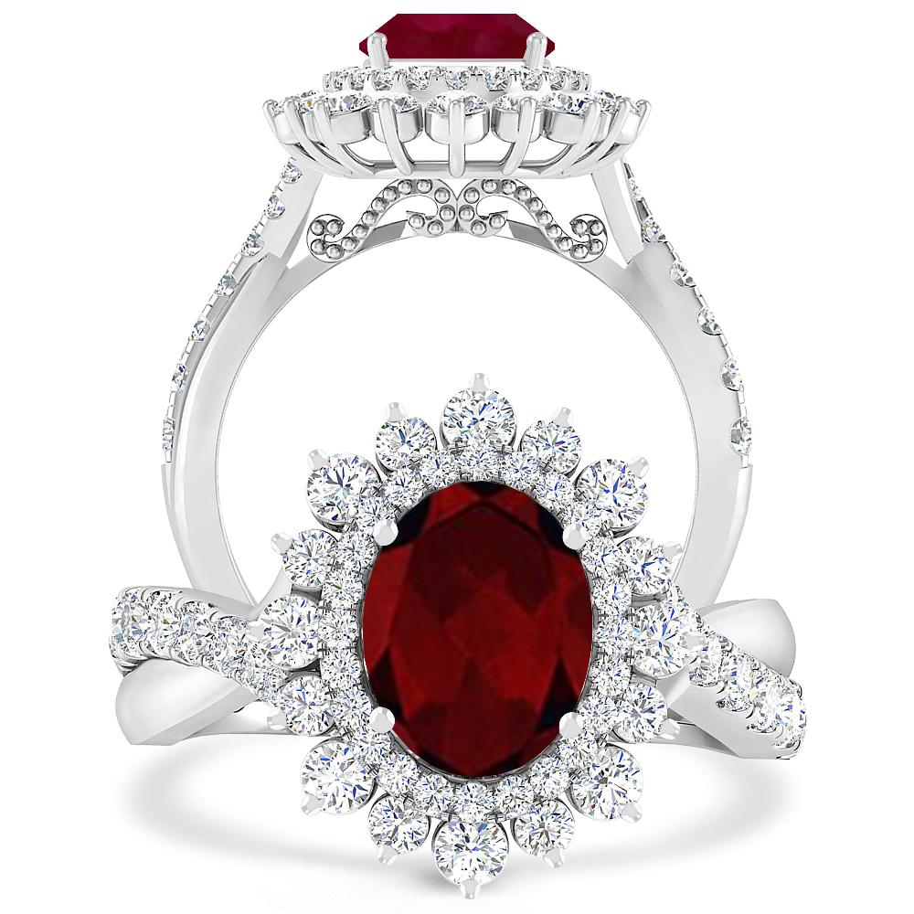 White Gold - Garnet