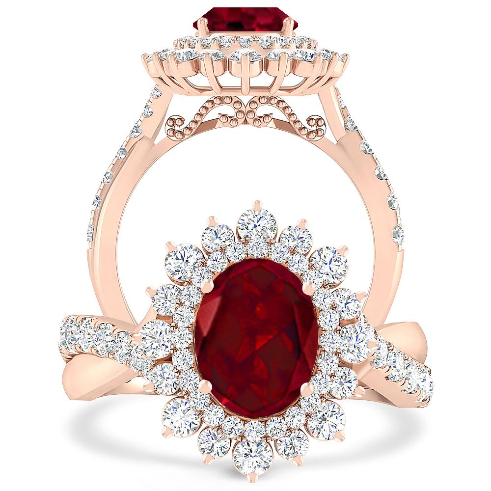 Rose Gold - Garnet