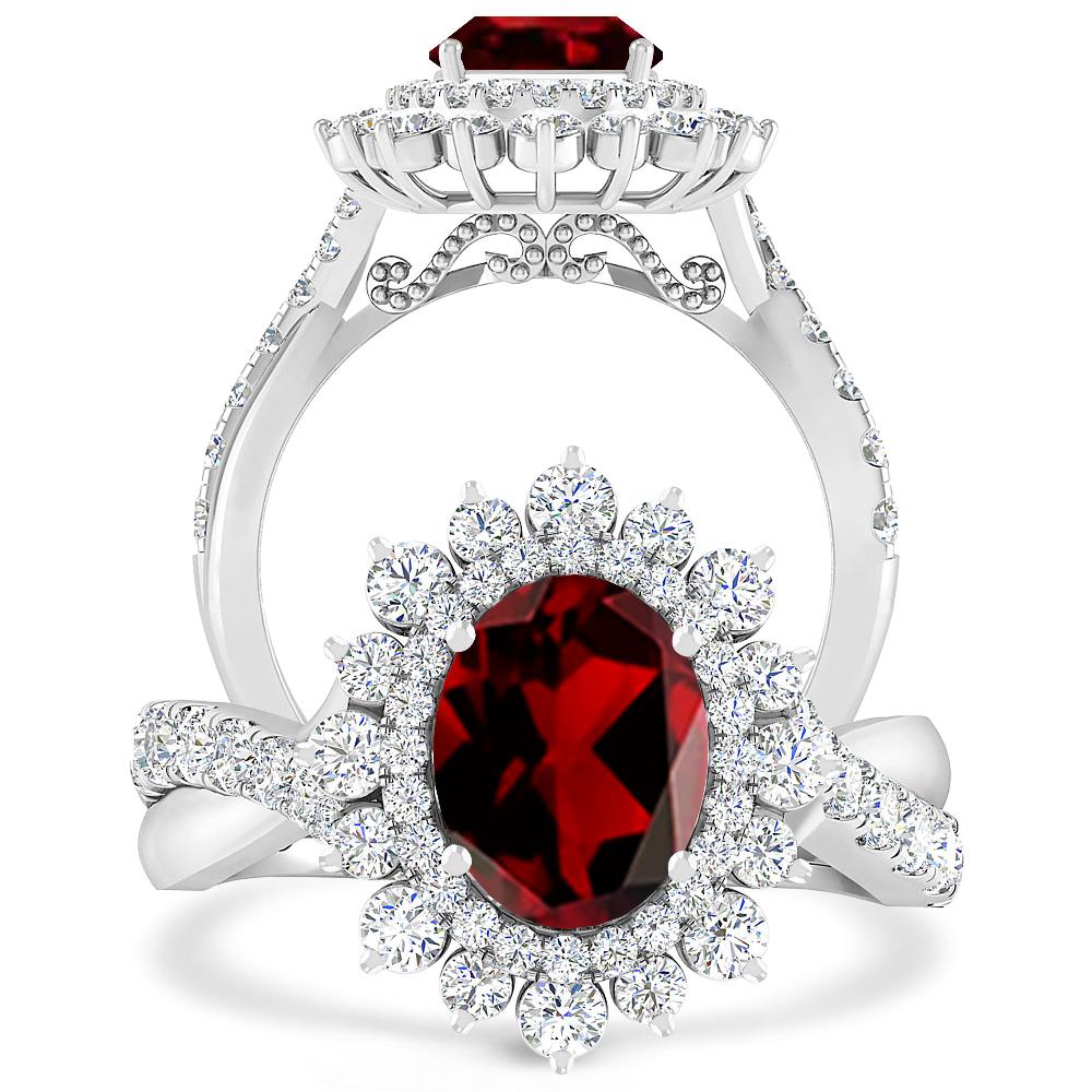 White Gold - Garnet