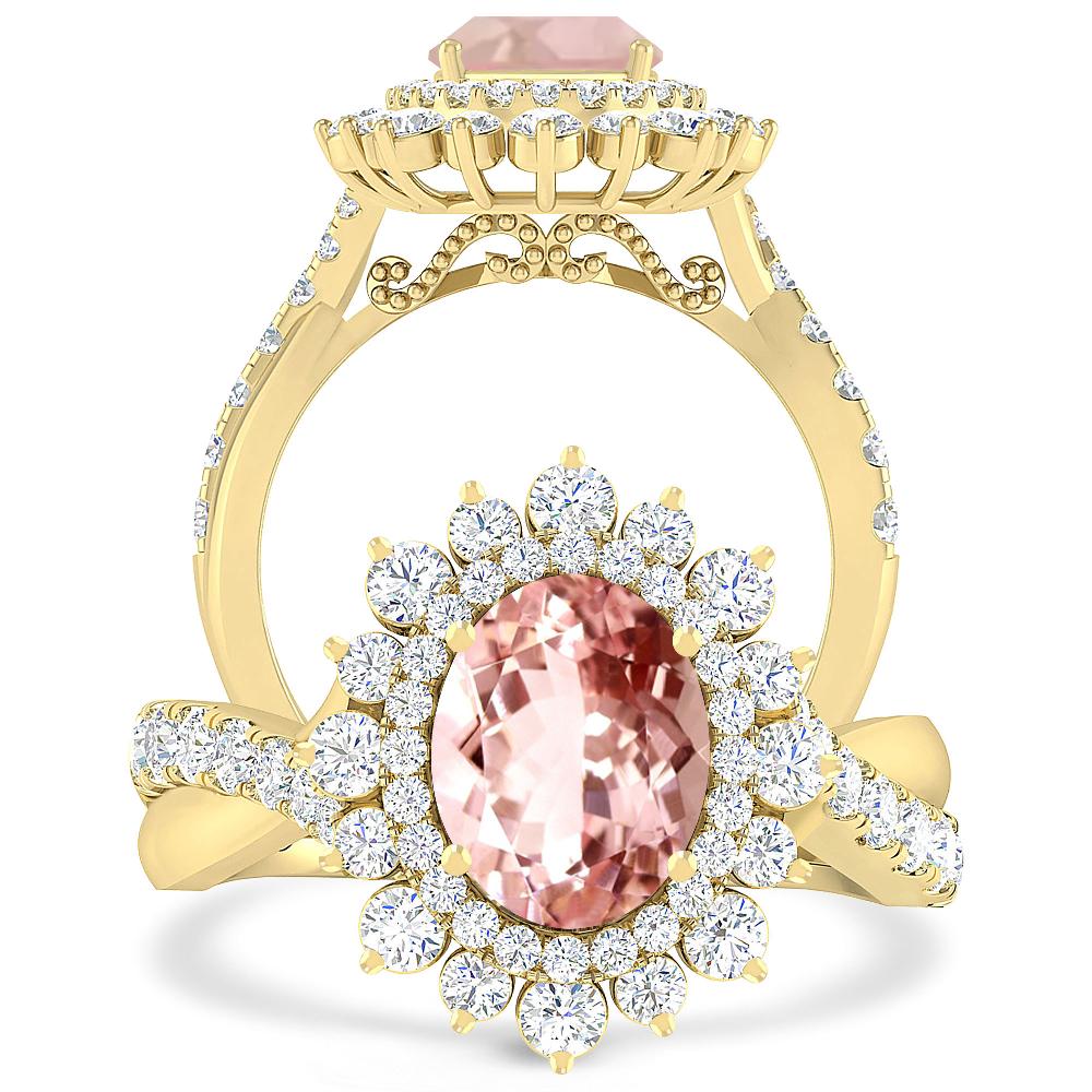 Yellow Gold - Morganite