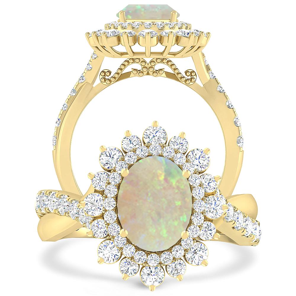 Yellow Gold - Opal